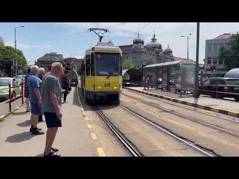 Trams in Oradea, Romania 2022 - Tramvaie in Oradea (No this is not Berlin or Vienna ;) )