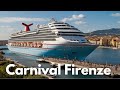 Carnival Firenze Cruise Ship Tour 2025 Full Experience Review