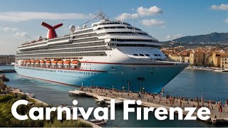 Carnival Firenze Cruise Ship Tour 2025 | Full Experience & Review