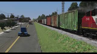 Trainz Railroad Simulator 2019 - CN Manifest Takes The Hill