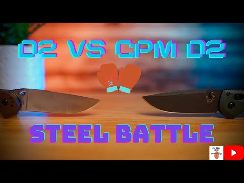 CPM D2 VS D2 Knife Steel Battle