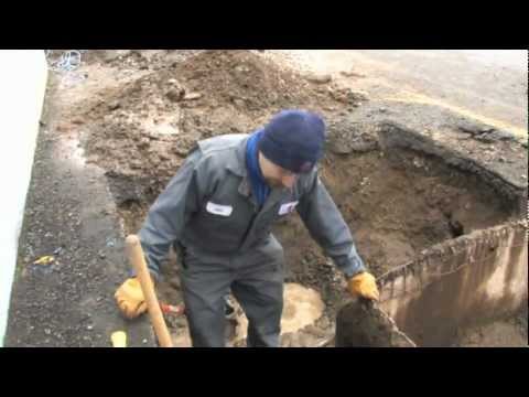 New waterline with directional boaring