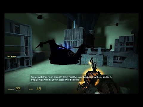half life 2 disable the three generators, Shut down the security of the room, Connect the skybridge