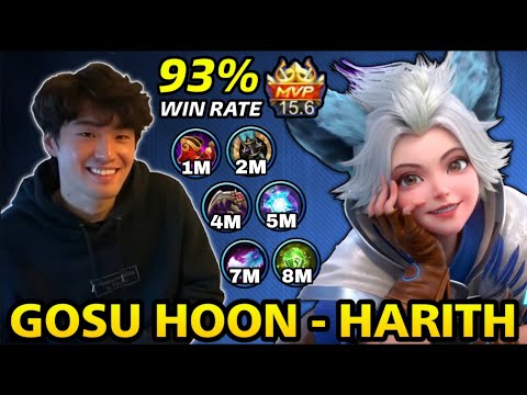 93% Win Rate Harith Gosu Hoon Insane Outplays MVP 15,6 Points - Mobile Legends: Bang Bang