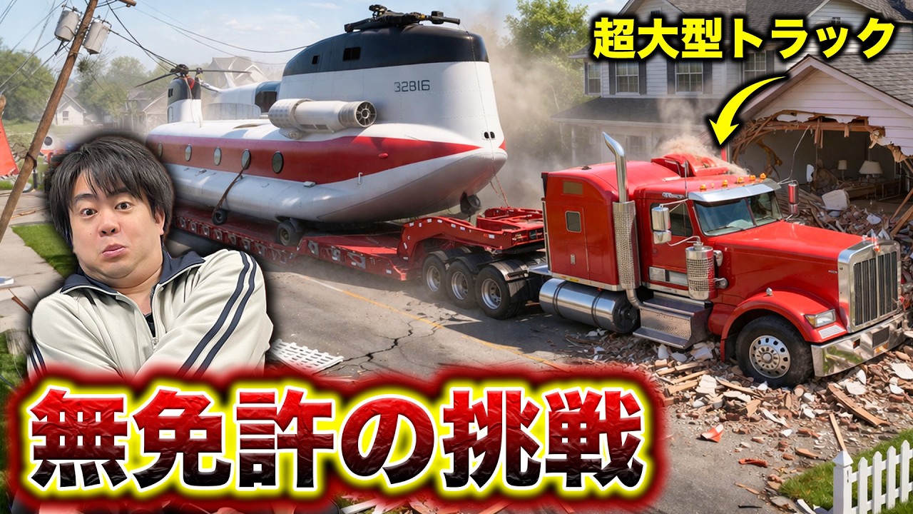 ヘリの運送に挑戦してみました (無免許)