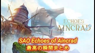 【SAOEoA】デスゲーム×ベリーハード最高の瞬間まとめ - Echoes of Aincrad #sao #saoeoa 
