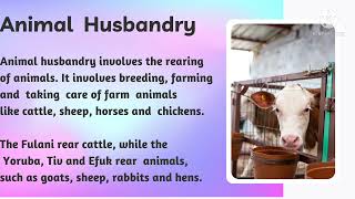 TRADITIONAL OCCUPATIONS OF THE PEOPLE  IN THE STATE