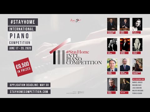 2020 #StayHome International Piano Competition | Promo