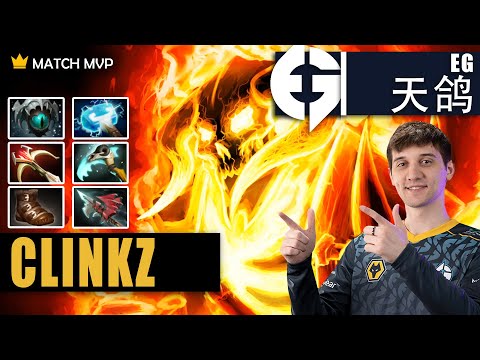 Clinkz Safelane | EG.Arteezy | RTZ GOD SPAMMING THIS CARRY READY FOR TI | 7.32b Gameplay Highlights