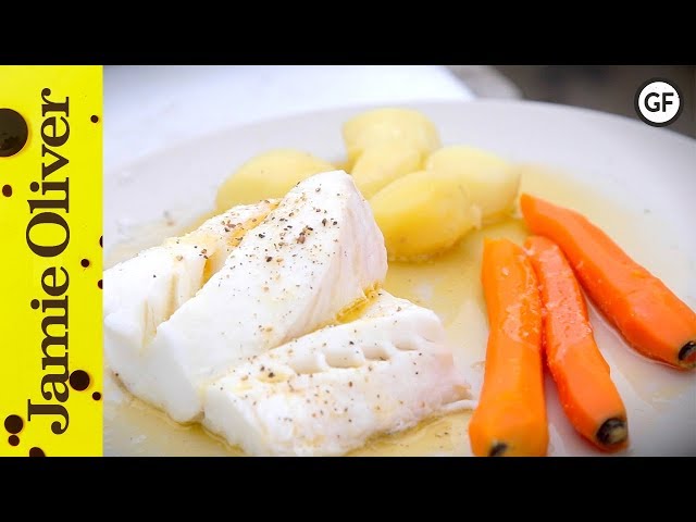 Fresh poached cod with buttered veg: Bart’s Fish Tales
