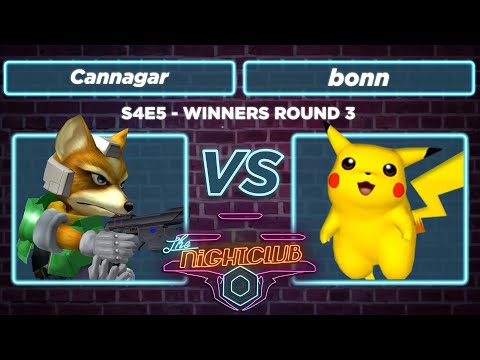 The Nightclub S4E5: Cannagar vs bonn - Winners Round 3 SSBM