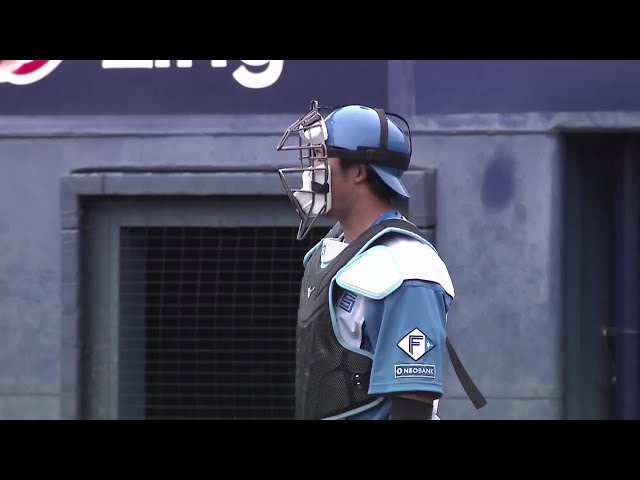 【ファーム】強肩発動!! ファイターズ・進藤勇也 正確な送球で盗塁阻止に成功!! 2025年4月6日 北海道日本ハムファイターズ 対 読売ジャイアンツ