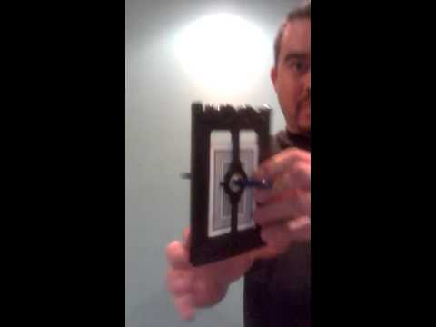 Pen through glass magic