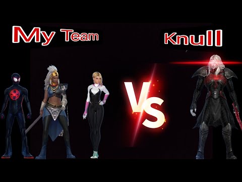 I used a premium material for support character to defeat Knull