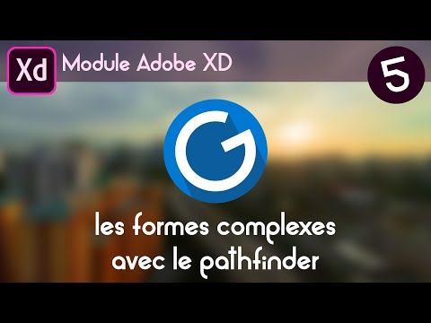 Tuto Adobe XD 5 les formes complexes avec le pathfinder