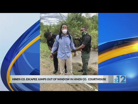 Armed robbery suspect in custody after escape from Hinds County Courthouse
