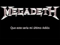 Megadeth   1000 Times GoodBye Subtitulado Al Español