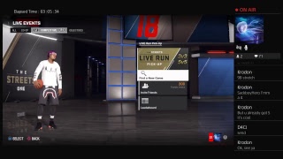 NBA LIVE 18 RUNNING 3s WITH RANDIES PULL UP