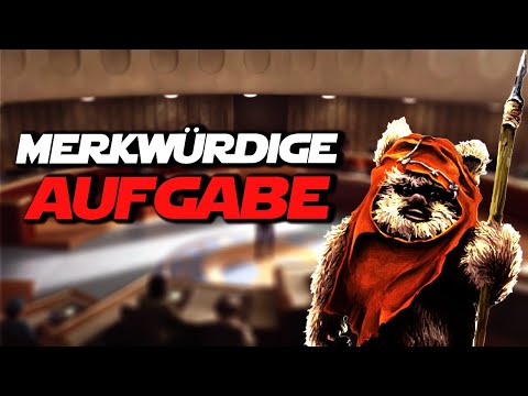 Dieser mehr als seltsamen Arbeit gingen die Ewoks nach Episode 6 nach...