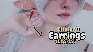 Como Fazer os Brincos da Frieren | Frieren Cosplay Tutorial