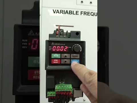 Delta VFD invertor Parameters Adjustment, Rest VFD(3)