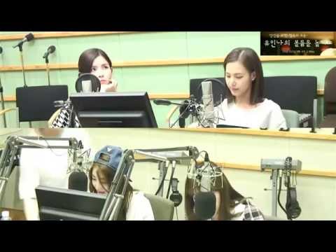 141012 유인나의 볼륨을 높여요 스폐셜 DJ 포미닛 지윤&소현 - 세탁 지워질까요? with 베이지&김은정 (보이는 라디오 Ver)