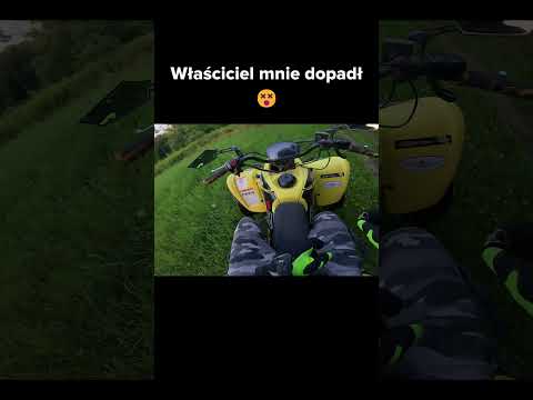 Dopadł go właściciel tego toru ! #enduro #moto #quad #cross