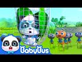 Baby Panda Is Trapped Super Panda Rescue Team Kids Cartoon BabyBus