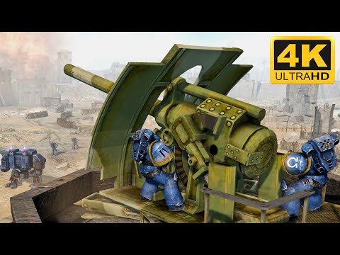 ULTRAMARINES vs TAU EMPIRE - Men of War: Assault Squad 2 | Warhammer 40k Mod (4K)