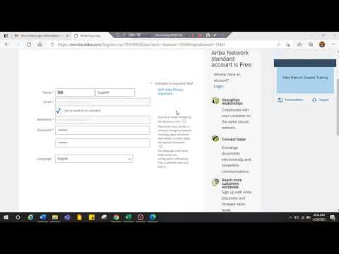 How to Register As a Supplier in SAP Ariba