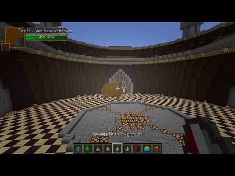 Minecraft : CHIEF THUNDERHOOVES VS RAINBOW CENTIPEDE