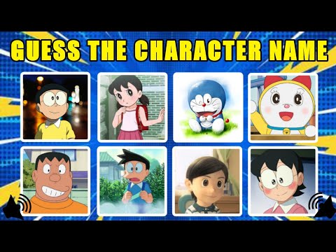 🤔Guess The Doraemon Cartoon Character By Their Voice | Cartoon Quiz | TKAQS