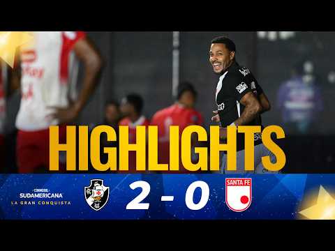 Gols e melhores lances de Vasco da Gama x Santa Fé