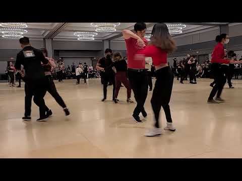 2nd Place Casey Margules and Vincent van Mierlo - Advanced SS prelims #3 Atlanta Swing Classic 2021