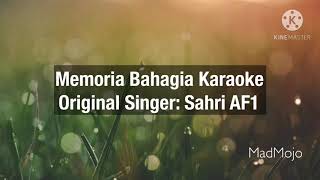 Download lagu Memori Bahagia Karaoke - Sahri AF1 mp3