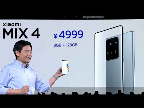 Xiaomi's Mi Mix 4 is its first phone to officially launch with an