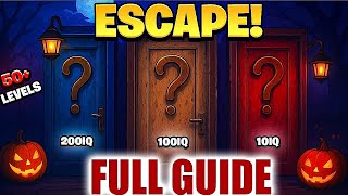 Fortnite -55 HALLOWEEN ESCAPE ROOM -By shicom(All Levels )4K