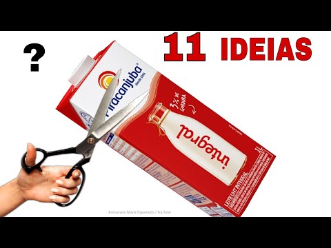 11 ideias com caixa de leite