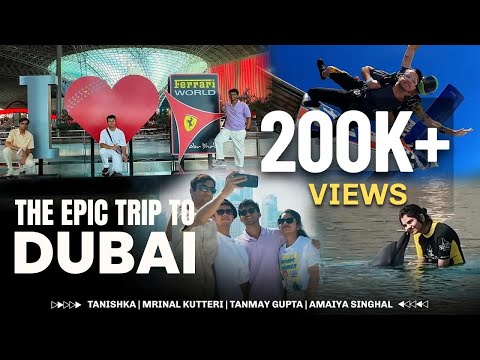 Tanishka, Mrinal, Amaiya, and Tanmay - Toppers Trip To Dubai - Skydiving To The Deepest Pool Swim