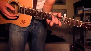 How to play Te Amo - Trevor Hall on the guitar - chords and strumming pattern