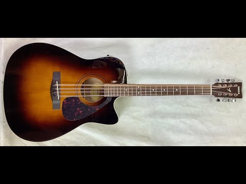 Mandocello conversion of a Yamaha FX335C dreadnought guitar image 4