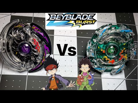 ( ages 13+] BEYBLADE BURST 💥 CLASSIC BATTLE   , Dark Deathscyther VS Kaiser Kerbeus