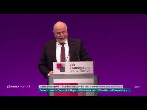Ulrich Silberbach auf der dbb-Jahrestagung 2019 in Köln am 07.01.2019
