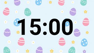 15-Minute Soft Easter Timer | Calm Pastel Classroom Focus
