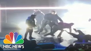 Fight Breaks Out Onstage At Pusha T Concert In Rival Drake’s Hometown | NBC News