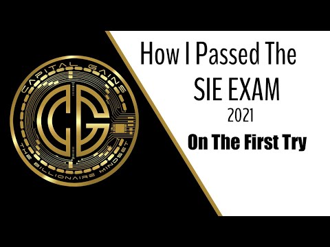 How I Passed The SIE Exam On The First Try 2021 - 2022: Study- Discount Link Below