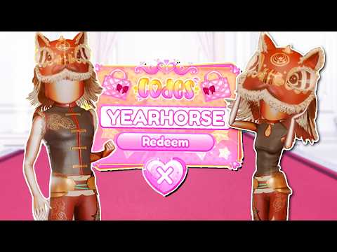 3 NEW CODES?! Dress To Impress Lunar New Year UPDATE!