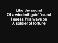 Deep Purple - Soldier of Fortune Lyrics