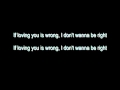 Rod Stewart - (If Loving You Is Wrong) I Don't Want To Be Right - With Lyrics