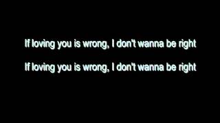 Rod Stewart - (If Loving You Is Wrong) I Don't Want To Be Right - With Lyrics